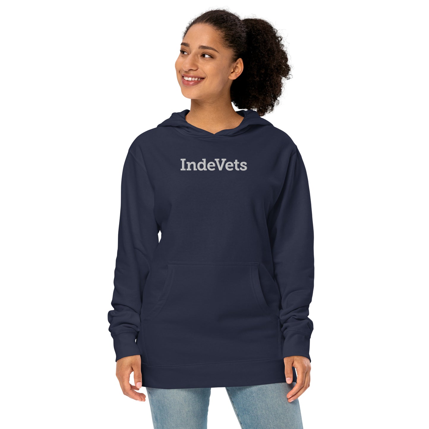Unisex Midweight Hoodie (Embroidered)