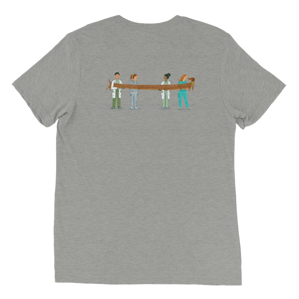 Unisex Triblend Tee (Wiener Dog)