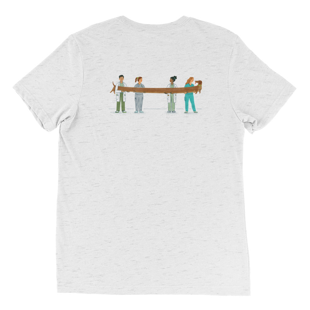 Unisex Triblend Tee (Wiener Dog)