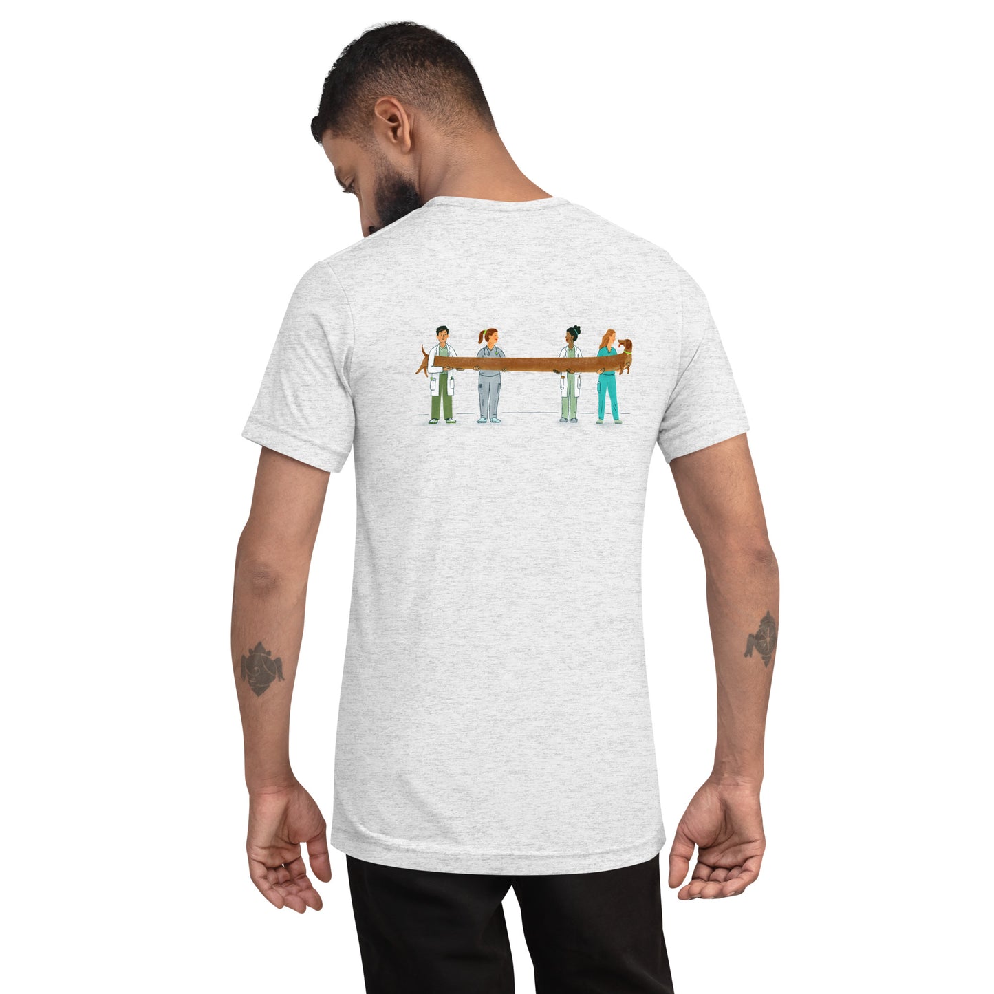 Unisex Triblend Tee (Wiener Dog)