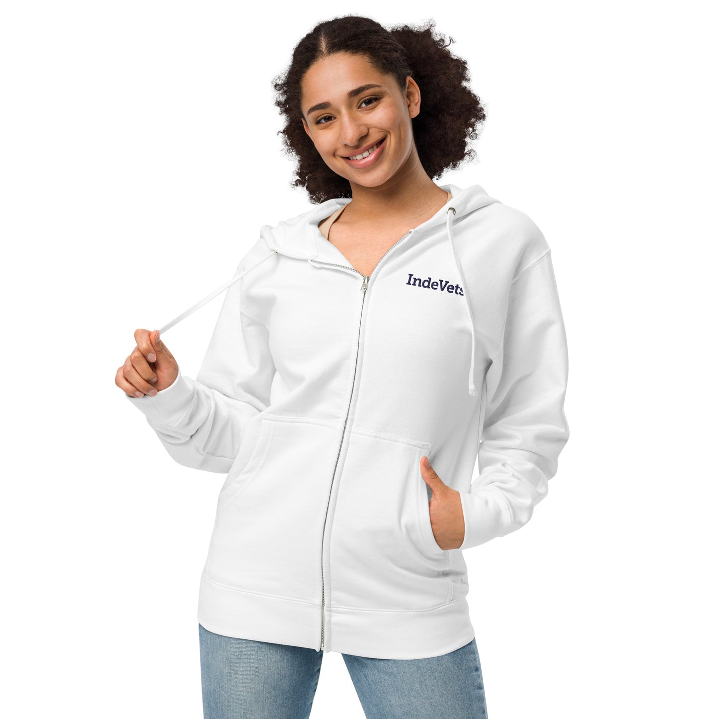 Unisex Zip Up Hoodie (Embroidered)