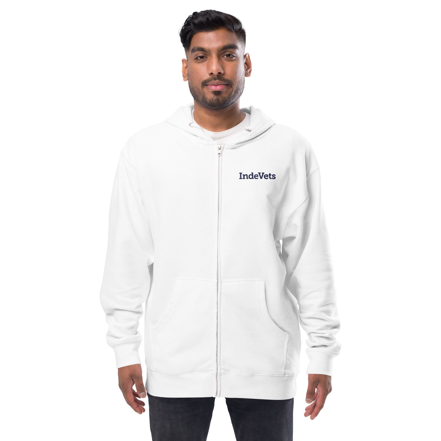 Unisex Zip Up Hoodie (Embroidered)