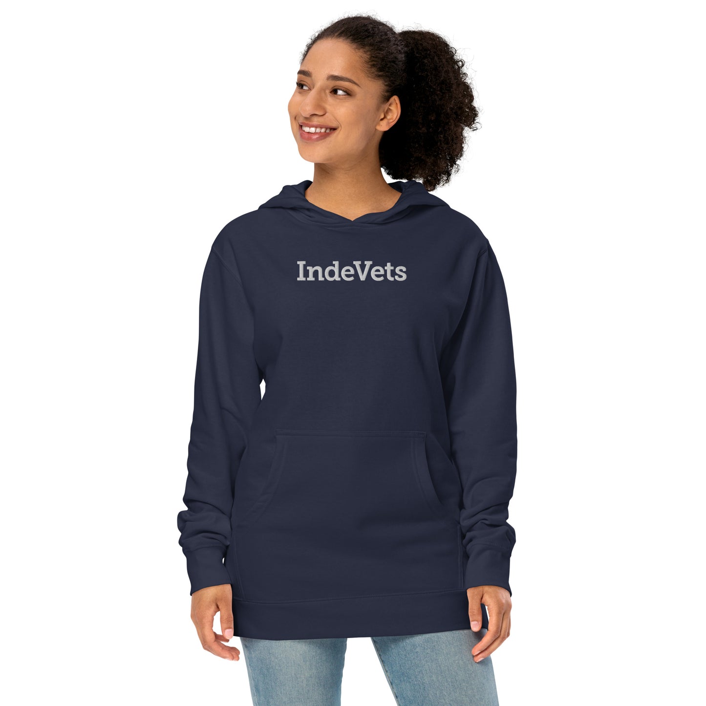 Unisex Midweight Hoodie (Embroidered)